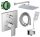 Hansgrohe Vernis Shape Einhebel-Wand-Badewannen- und Duscharmatur, Chrom