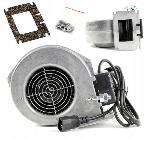 VENTILATOR FÜR KESSEL, GEBLÄSE WPA120 MIT KLAPPE, 75 W