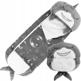  KINDERSCHLAFSACK 2in1 SHARK SHARK KISSEN 160 cm