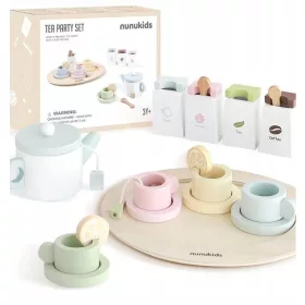  Nunukids Teeservice aus Holz ab 3 Jahren