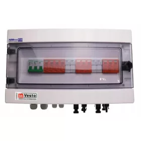 PV-SCHALTANLAGE 1000 V DC/AC 2 STRINGS + GPV-EINSÄTZE