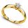  KLASSISCHER GOLD-VERLOBUNGSRING 8K R.8-23