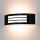  Kwazar Luminaire Gartenwandleuchte schwarz E27 15 W