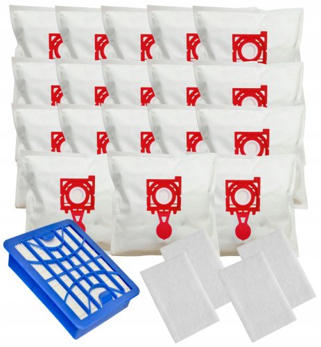  18x TASCHEN FÜR ZELMER Jupiter ZVC425HT ZVC427HT 2100w ZVCA300B + HEPA-FILTER