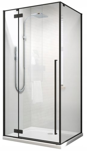 Reihe AXON Duschkabine mit Flügeltüren 100 x 80 cm