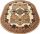 Teppiche Alfa Bcf Shiraz Teppich mit niedrigem Flor, oval, 150 x 210 cm