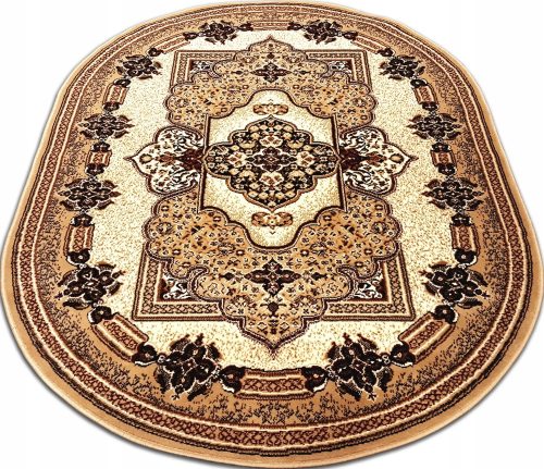 Teppiche Alfa Bcf Shiraz Teppich mit niedrigem Flor, oval, 150 x 210 cm
