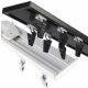  Gardinenstange ALUMINIUM Doppel-Deckenschiene 2,0 m