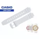  CASIO LRW-250 LRW-250H Armband, glänzend weiß 12 mm