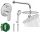 Hansgrohe VERNIS BLEND Einhebel-Wand-Badewannenarmatur, Chrom