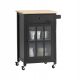  SoBuy FKW98-SCH Küchenwagen 63x46x88 cm schwarz