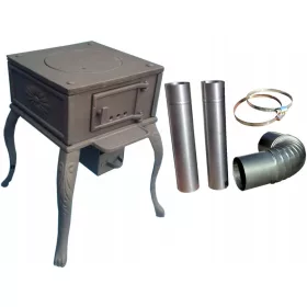  Gusseisenofen Räucherofen Feuerrost Rohre