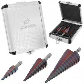 KOBALT-STUFENBOHRER FÜR METALL 4-32mm 3 STK