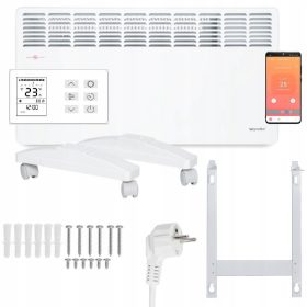  Warmtec 2500 W weißer Konvektorheizer