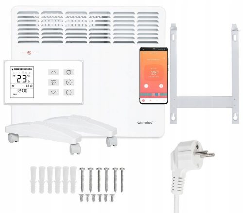  Warmtec 1500 W weißer Konvektorheizer