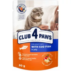  Club 4 Paws Premium Nassfutter Kabeljau 0,8 kg