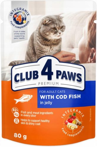  Club 4 Paws Premium Nassfutter Kabeljau 0,8 kg