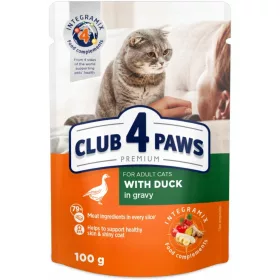  Club 4 Paws Premium Nassfutter Ente 0,1 kg