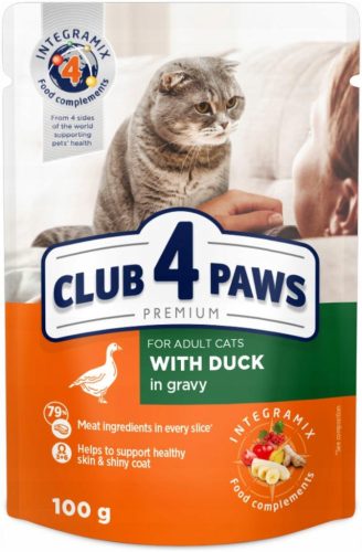  Club 4 Paws Premium Nassfutter Ente 0,1 kg