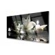 Glasscheibe 50 x 100 x 4 mm, gehärtetes, poliertes, mehrfarbiges Glas