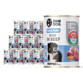  John Dog Good Form Rindfleisch Juniorfutter 12x400g