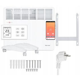  Warmtec 1000 W weißer Konvektorheizer