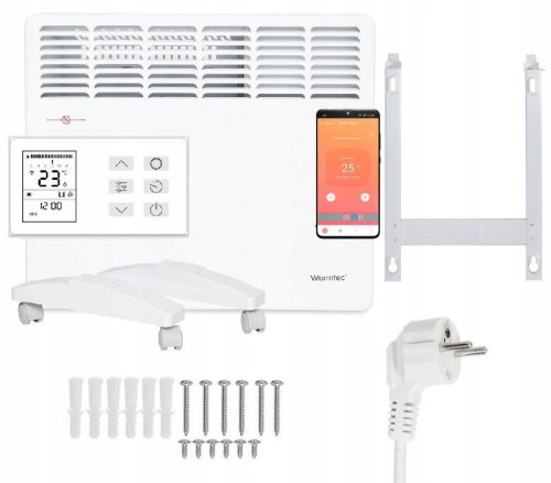  Warmtec 1000 W weißer Konvektorheizer