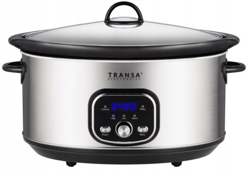  Transa Electronics SlowCooker Large 6,5 l silber/grau 320 W