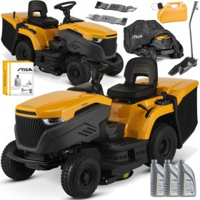    Stiga Estate 384 ST 450 432CC Gartentraktor + 7 weitere Produkte
