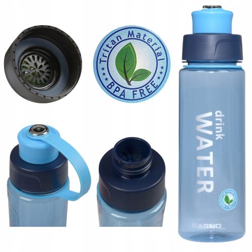  Tritan CASNO 1L Wasserflasche mit Mundstück