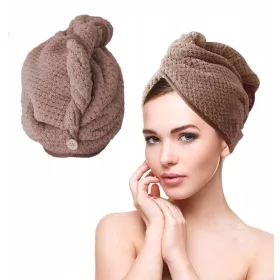  WEICHER HAARTURBANTUCH AUS MIKROFASER