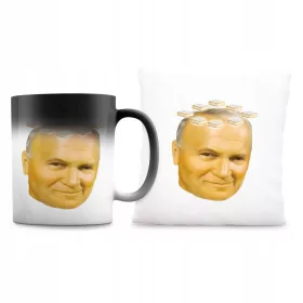  BECHER-SET KISSEN JOHANNES PAUL II. PAPST GESCHENK