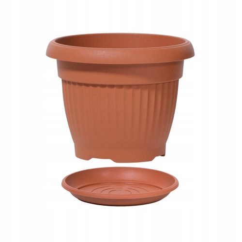  Prosperplast Blumentopf 45 cm x 45 x 35 cm Durchmesser 45 cm Kunststoff in Orangetönen