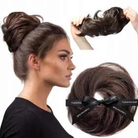    Kurzes synthetisches blondes Haarteil für Damen von Cameron Hair