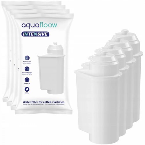  Wasserfilter für die Kaffeemaschine Aquafloow Intensive AF05, weiß