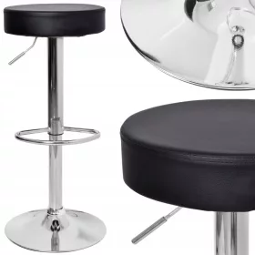  eHoker Hocker, schwarz, 84 cm, Kunstleder