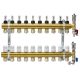  Messingverteiler 10 Kreise mit PEX16-Adaptern
