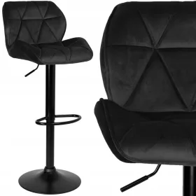  eHoker Hocker, schwarz, 107 cm, Stoff