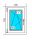 PVC-FENSTER 500x700 RU WEISS, LINKS