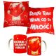 Coole, lustige Gadgets VALENTINSTAG für Verliebte, BECHER und KISSEN, verschiedene Designs