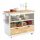  SoBuy weißer Küchenschrank 55 x 110 x 91 cm Frontfarbe: Buche hell