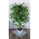 Künstliche Blumen und Früchte Künstlicher Ficus Benjamina-Baum, 100 cm, Blüte