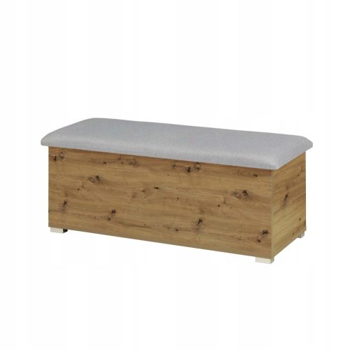  Polsterbank mit Stauraum Domiko Meble 100 x 40 x 42 cm in den Grautönen