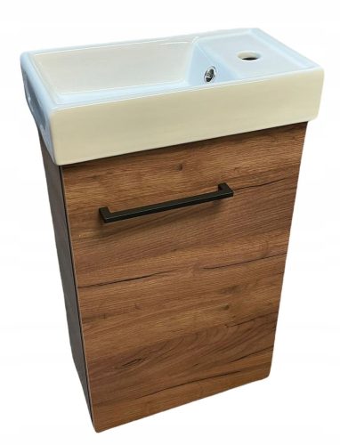Kleiner Badezimmerschrank mit hängendem Waschbecken 40 x 22