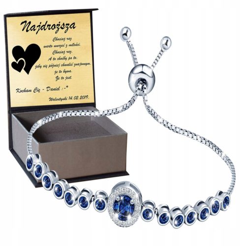  Silbernes Promi-Armband aus 925er Silber als Geschenk