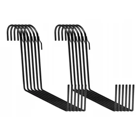  Pafen Blumentopf 309 cm x 0,5 x 24,5 cm schwarzes Metall