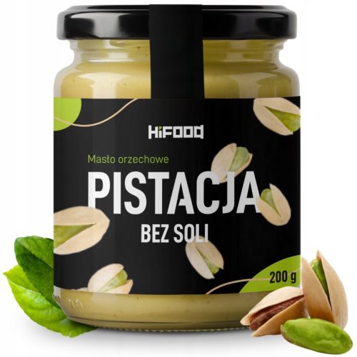 100% Natürliches Pistazienbutter ohne Salz und Zucker von HiFOOD - Neue Edition 02/2025