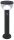  Runder Lichtmast Greenlux mit integrierter LED-Quelle, 80 cm, schwarz