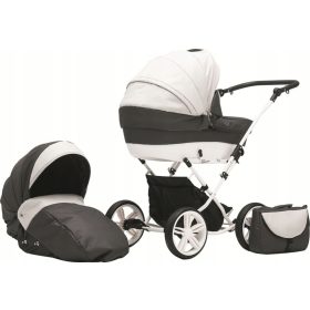  Sorento Como 3in1 Kinderwagen, schwarz und weiß