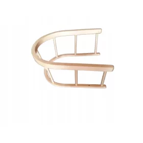  Holzrückenlehne für Schlitten